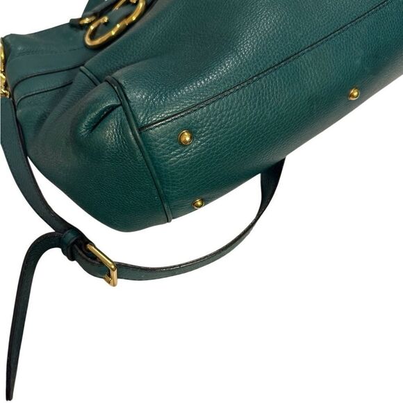 Gucci Green Shoulder Bag with Gold Hardware - Picture 5 of 12